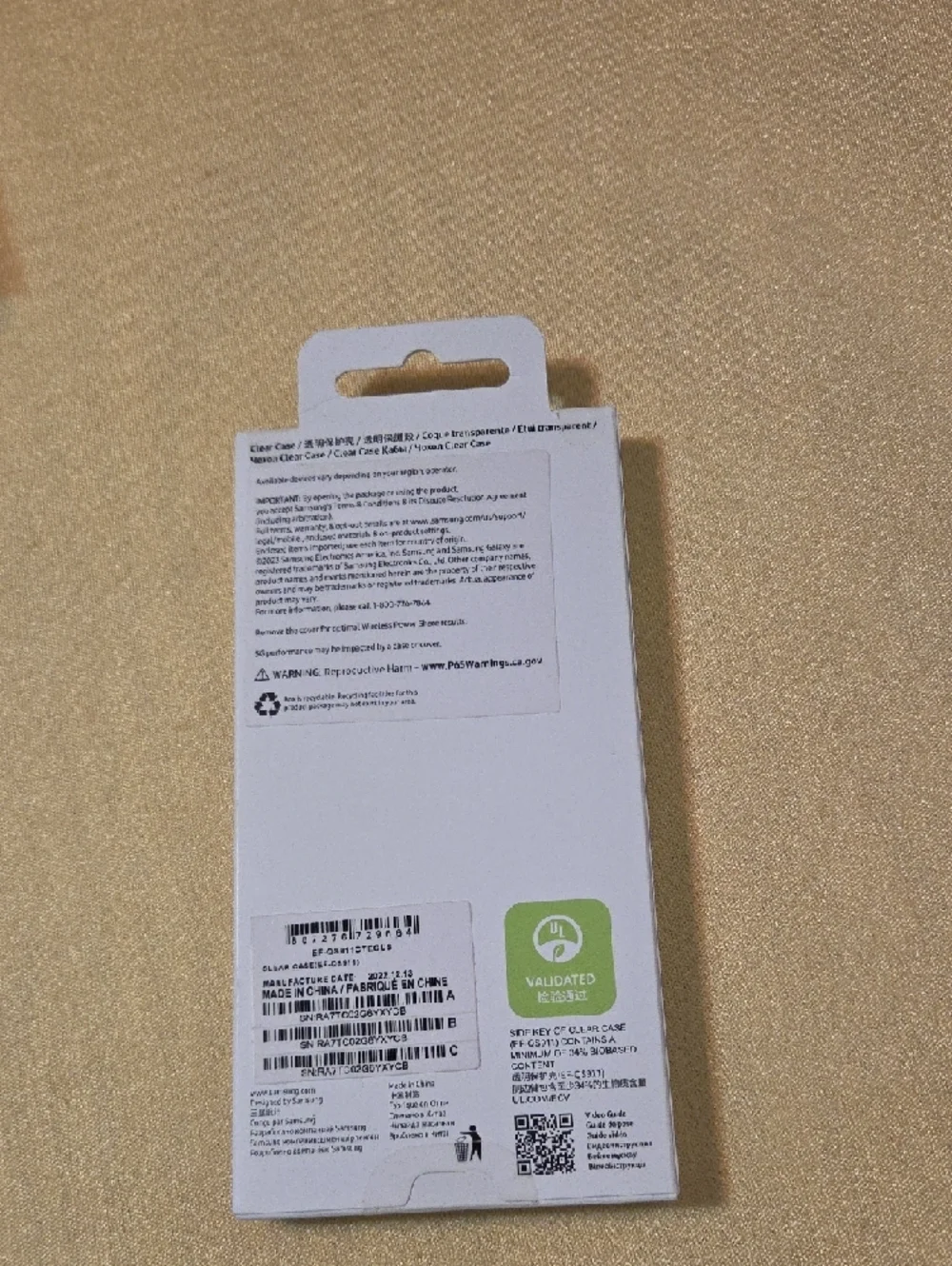 Samsung Clear Case for Galaxy S23 - Transparent